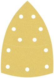 Papier ścierny EXPERT C470 z 11 otworami do szlifierek uniwersalnych, 102 x 62 mm, 93 mm, G 120, 10 sztuk. Papier ścierny do szlifierki Bosch Accessories EXPERT C470 2608900888 102 mm 10 szt.