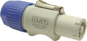 Złącze męskie głośnikowe Cliff FM12316 FM12316, złącze męskie, 1 szt.