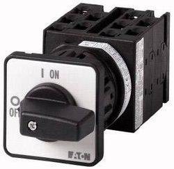 Przełącznik stopniowy, styki: 10, 20 a, tabliczka przednia: 0-10, 30°, zatrzask, montaż centralny Przełącznik krokowy Eaton T0-5-8248/EZ 014755, 690 V, 20