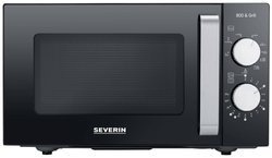 Mikrofalówka Severin MW 7762 800 W funkcja grilla czarny, stali szlachetnej