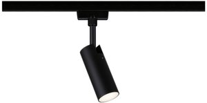 URail LED na szynę spot 3-Step-Dim Tubo pojedynczy spot 150lm 4W 3000K ściemnialny 230V czarny matowy Lampa do systemu szynowego, wysokonapięciowego Paulmann  95592  4 W LED 150 lm czarny (matowy)