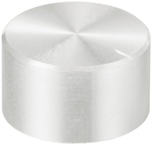 Pokrętło TRU COMPONENTS TC-11696456, z nakładką ze znacznikiem, (Ø x W) 23 mm x 13 mm, 1 szt.