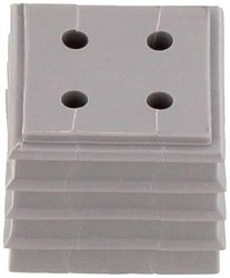 Element uszczelniający CONTA-CLIP KDS-DE 4X2-3 GR 28597.6, (D x S x W) 20.3 x 20.3 x 17.7 mm, termoplastyczny elastomer, 10 szt.