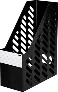HAN KLASSIK XXL 1603-13  Segregator DIN A4, DIN C4 czarny polistyren 2 szt.