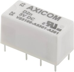 Przekaźnik PCB TE Connectivity V23105-A5301-A201 5 V/DC 2x zestyk przełączny 3 A 250VAC