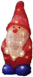 Figurka akrylowa Konstsmide 6227-103 Mikołaj ciepła biel ciepły biały