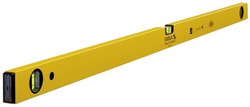 Poziomica STABILI Typ 70-2, 120 cm, lekki profil aluminiowy, 1 libella pozioma, 2 libelle pionowe, Made in Germany Lekka poziomica Stabila 2329
