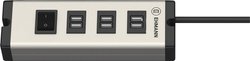 Ehmann USB Multilader 6-Port 6,3 A Stacja ładowania USB  gniazdo  Ilość wyjść: 6 x USB