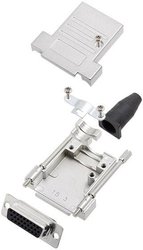 Zestaw listew żeńskich D-Sub Amphenol L17DTSL09-RG-LJS-T+L77HDE15S, rzędy: 3, styki: 15, 180 °, 1 szt.