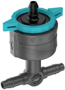 Micro-Drip-System Regulowany rząd kroplowników 1-8 l/h, regulacja ciśnienia - zawartość: 5 rzędów kroplowników, 1 nakrętka Reihentropfer GARDENA 13314-20 5 szt.