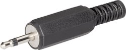 Złącze męskie jack 2,5 mm 072117 BKL Electronic 072117 złącze męskie proste Ilość styków: 2 mono czarny 1 szt.