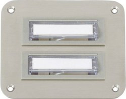 Płytka do dzwonka Heidemann, 24 V/1 A, stali szlachetnej