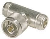 Adapter N Huber & Suhner 22542442, złącze żeńskie N - złącze męskie N, 1 szt.