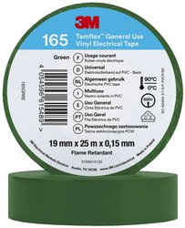 Taśma izolacyjna 3M Temflex™ 165 165GR6E Temflex™ 165 (D x S) 25 m x 19 mm 25 m 1 szt.