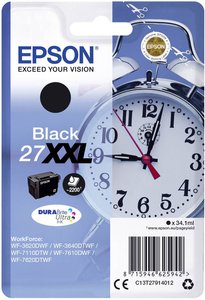 Epson atrament T2791, 27XXL tusz oryginalny  Czarny C13T27914012