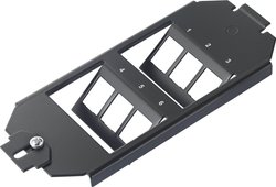 Renkforce uchwyt podłogowy do 6 złącz Keystone, czarny RAL 9005, Renkforce RF-4532678