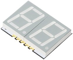 Dwucyfrowy wyświetlacz  TRU COMPONENTS TC-11612640 13 mcd    1 szt.