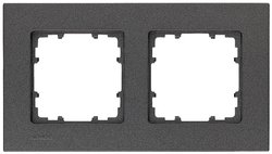 Siemens Osprzęt elektroinstalacyjny 2 x Ramka  Delta karbonowy 5TG11122