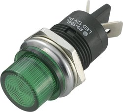 Lampka sygnalizacyjna LED TRU COMPONENTS TC-R9-124LB1-01-BGG4 1587997, 700 mcd, 12 V/DC, 16 mm