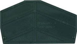 Seria Z, Płyta zamykająca  ZAP ZDU6-2 SW Weidmüller 1814710000-50 Zawartość: 50 szt.