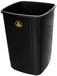 BJZ  A-34058 ESD Kosz na papier 50 l (S x W x G) 360 x 650 x 360 mm tworzywo sztuczne czarny 1 szt.