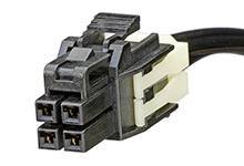 Obudowa złącza pin żeńskiego na kabel Molex MOL Power & Signal Sol. 451300401, piny: 4, 6 A, 1 szt.