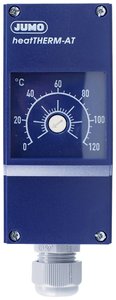Czujnik temperatury ze stykiem przełącznym, 0 do 120°C, kapilara 2000 mm Monitorowanie temperatury Jumo 60003187