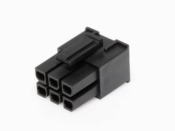 Obudowa złącza pin żeńskiego na kabel Molex MOL Power & Signal Sol. 1716920106, piny: 6, 23 A, 1 szt.