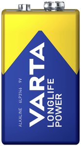 Bateria 9 V Varta LONGLIFE Power 9V Bli 2, alkaliczno-manganowe, 2 szt.