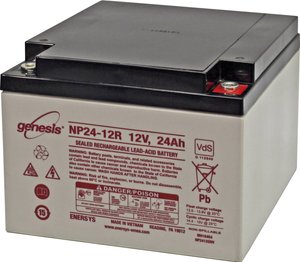 Akumulator ołowiowy EnerSys Genesis NP24-12, AGM, 12 V, 24 Ah