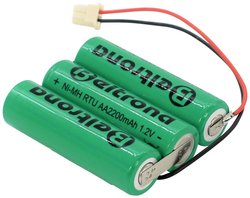 Pakiet akumulatorów AA, NiMH Beltrona 3AA2200ESO, Ilość ogniw: 3, 3.6 V, 1500 mAh, wtyczka