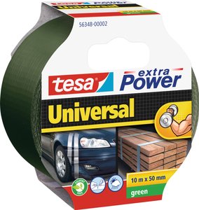 Uniwersalna taśma tekstylna tesa extra Power® — bardzo mocna przyczepność, do różnych zastosowań wewnątrz i na zewnątrz, może być rozdarta ręcznie Taśma materiałowa tesa tesa® extra Power 56348-00002-05 UNIVERSAL (D x S) 10 m x 50 mm 10 m 1 szt.