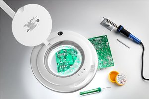 Lampa warsztatowa Goobay LED 9 W szkło optyczne 3 dpt. regulacja jasności