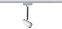 Lampa do systemu szynowego, wysokonapięciowego Paulmann Barelli 95461 GU10 10 W LED  chrom, chrom (matowy)