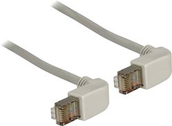 Kabel LAN Delock 83510, 1 szt., RJ45, CAT 5e, S/FTP, 0.50 m, szary