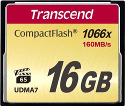 Karta pamięci CF Transcend TS16GCF1000, 16 GB, 160 MB/s / 70 MB/s