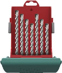 Zestaw wierteł udarowych Heller TRIJET 26813 4 5 mm, 6 mm, 6 mm, 8 mm, 8 mm, 10 mm, 12 mm 1 zest.