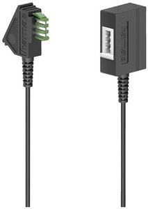 telefony kabel Hama Verlängerungskabel, TAE-U-Stecker - TAE-U-Kupplung, 10 m 00201102, 1 szt.