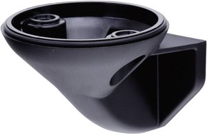 Kątownik do montażu pionowego opraw oświetleniowych serii „P”, czarny Wspornik montażowy Auer Signalgeräte PVW