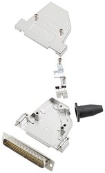 Zestaw listew męskich D-Sub encitech DTSL37-SJSRG-S-HDP62-W-K 6355-8092-04, rzędy: 3, styki: 62, 45 °, 1 szt.