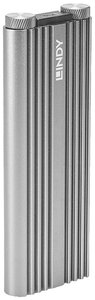 Obudowa dysku SSD Lindy 43318 Obudowa SSD Srebrna M.2 Obudowa dysku M.2 LINDY 43318, USB-C® 3.2