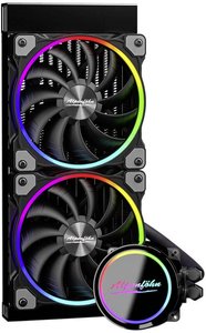 Woda lodowcowa 240 szybkie kompletne chłodzenie wodne, ARGB - kolor czarny Chłodzenie wodne PC Alpenföhn 84000000181