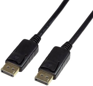 Kabel przyłączeniowy LogiLink DisplayPort 1.2, Ultra HD, 3D, 4K2K/60Hz, 5,00m Kabel DisplayPort LogiLink CV0074 CV0074, 5.00 m