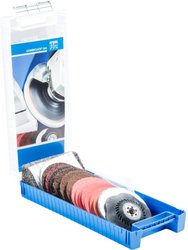 Zestaw COMBICLICK 19 szt. Ø 115 mm Obróbka M14 zgrubna do polerowanej do szlifierek kątowych Zestaw tarczy ściernej PFERD CC-SET 115 M14 49350071 1 szt.
