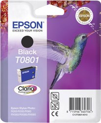 Tusz Epson T080140, oryginalny, czarny