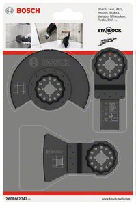 Zestaw akcesoriów do multinarzędzia Bosch Accessories ACZ 85 MT4, AIZ 20 AB, ATZ 52 SC 2608662342  1 zest.