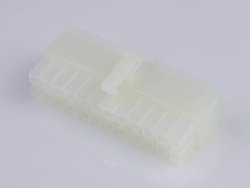 Obudowa złącza pin żeńskiego na kabel Molex MOL Power & Signal Sol. 39012240, piny: 24, 13 A, 1 szt.