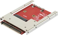 Konwerter interfejsów IDE, mSATA Renkforce RF-4174629, [1x złącze żeńskie mSATA - 1x złącze męskie IDE 44-pin]