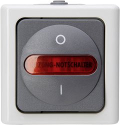 Wyłącznik bezpieczeństwa Komplet Kopp BlueElectric 562356009, szary