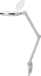 TOOLCRAFT 730 lm 127 mm (5 cali) ściemnialna lupa LED z zaciskiem 8D 3X Lupa z oświetleniem LED TOOLCRAFT  TO-7567479 3.0 x
